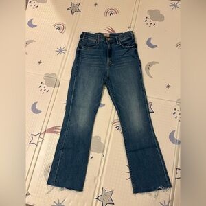 MOTHER Women's The Hustler Ankle Fray Jeans